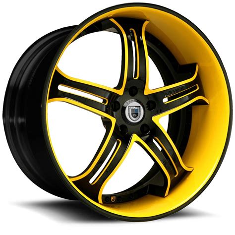 Asanti Af 167 Yellow Wheel Wheels And Tires Car Parts