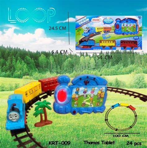 Jual Promo Krt009 Mainan Anak Kereta Api Thomas Tablet Remote Loop Fs