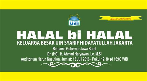 Kumpulan Contoh Banner Halal Bihalal Idul Fitri Terbaru Informasi