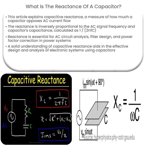 What Is The Reactance Of A Capacitor