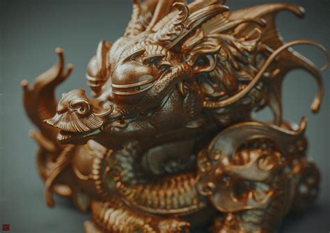 Sculpting Texturing A Chinese Dragon Zhelong Xu