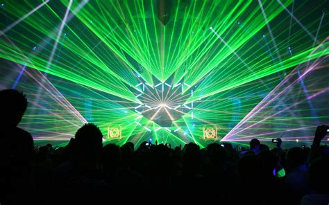 Rave Laser Lights Wallpaper Techno Concert Lights Laser Show