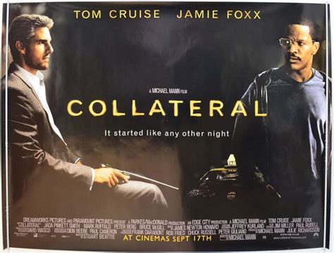 Collateral Original Cinema Movie Poster From British