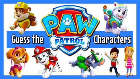 Paw Patrol Character Quiz Youtube