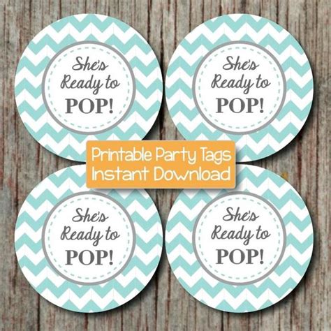 Just click or tap on the each thumbnail one by one and save or print the bigger image. Ready to Pop Printable Boy Baby | bumpandbeyonddesigns