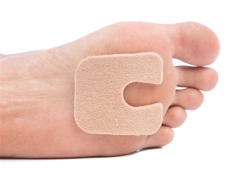 4pcs U Shaped Felt Callus Pads Protect Calluses From Rubbing On Shoes