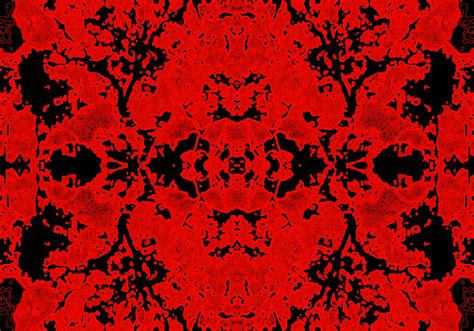 Red And Black Stencil Pattern Free Stock Photo Public