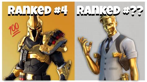 Ranking Every Tier 100 Skin In Fortnite Chapter 2 Season 2 Fortnite All Tier 100 Skins Youtube