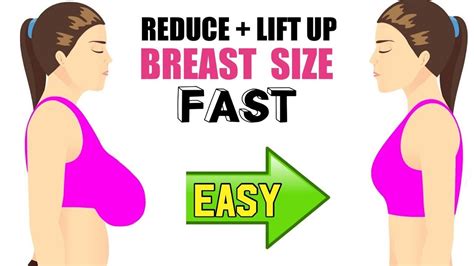 How To Reduce Breast Fat Lift Breast Size In Days Easy Exercise