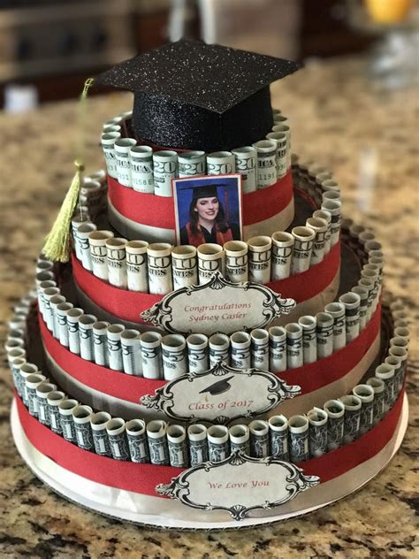 how i built my stepdaughter s money cake maria kang graduation party graduation center