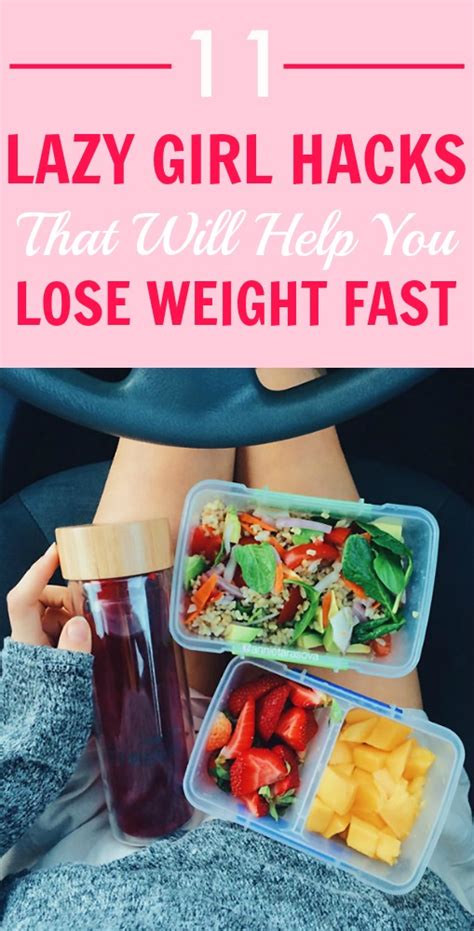 11 lazy girl hacks that will help you lose weight fast