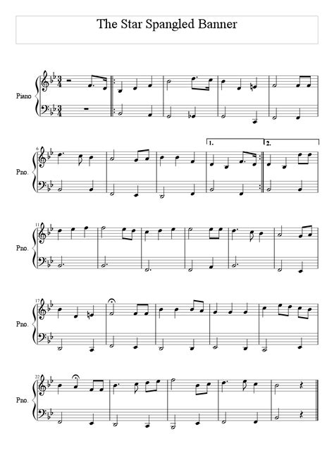 How To Play The Usas National Anthem The Star Spangled Banner On
