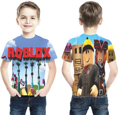5 Camisetas Jogo Roblox Infantil Escolha O Modelo png image
