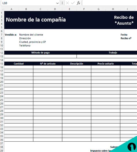 RECIBOS DE PAGO Descarga En Excel GRATIS