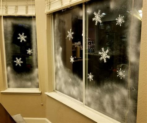 Window Snowflakes Are So Easy Using Window Snow Spray Leap Of Faith