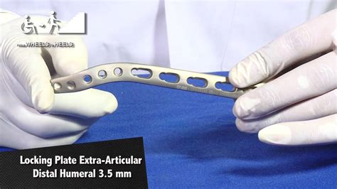 Locking Plate Extra Articular Distal Humeral 35 Mm Youtube