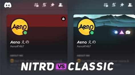 Profile Customization Nitro Classic And Standard Comparison — Discord