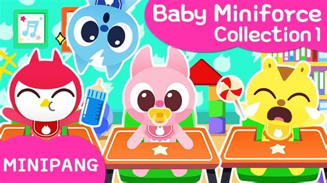 Learn Colors With Minipang 🍼baby Miniforce Collection1 Minipang Tv