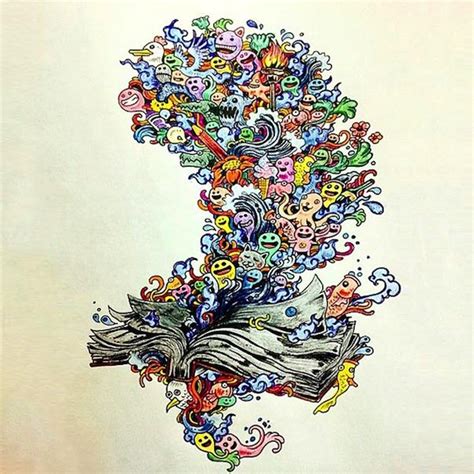 Doodling is actually an art form, despite having done it mindlessly or unconsciously. Artist Kerby Rosanes Presents 'Doodle Invasion' The ...