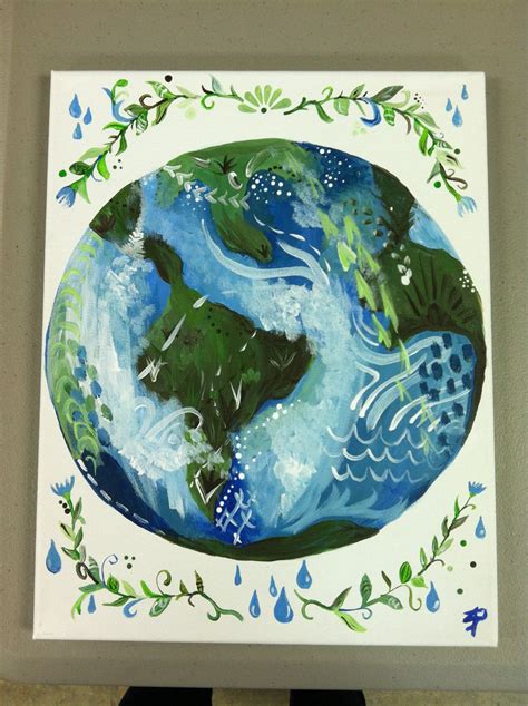 Mother Earth Paint And Sip Painting Artwork