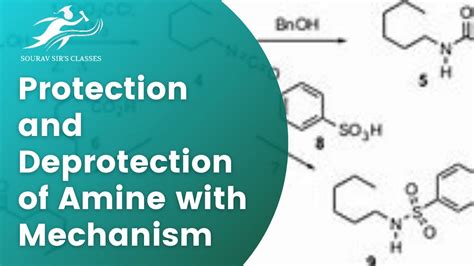 Protection And Deprotection Of Amine With Mechanism Protecting Group
