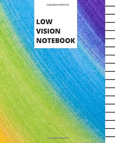 Buy Low Vision Notebook Bold Lined Paper For Visually Impaired