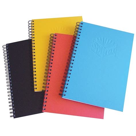 Spirax 511 Hardcover A5 Spiral Notebooks Assorted 56511a