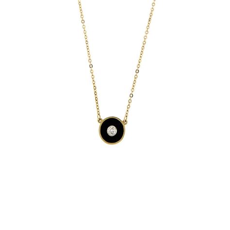 Kt Yellow Gold Necklace With Pendant Ct Catawiki