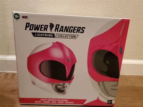 Hasbro Mighty Morphin Power Rangers Pink Ranger Replica Helmet W
