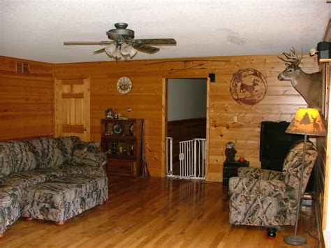 Painting Knotty Pine Paneling For Living Room Design