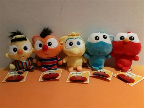 Sesame Street Keychains Bert Ernie Big Bird Cookie Monster