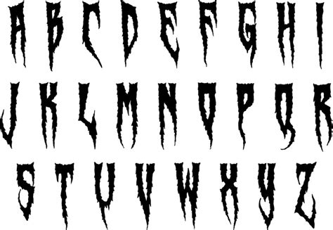 Horror Font Svg Horror Svg Alphabet Blood Font Clipart Font Etsy