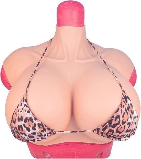 Goutui Silicone Breastplate Silicone Filled H Cup Realistic Breast Enhancer