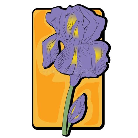 Iris Clip Art Stock Vector Illustration Of Purple Clip 47653956
