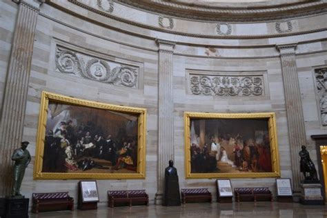 Paintings In The Us Capitols Rotunda Us Capitol Painting Capitols