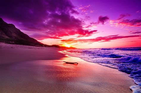 Colorful Beach Sunsets Sunset Wallpaper Beach Sunset