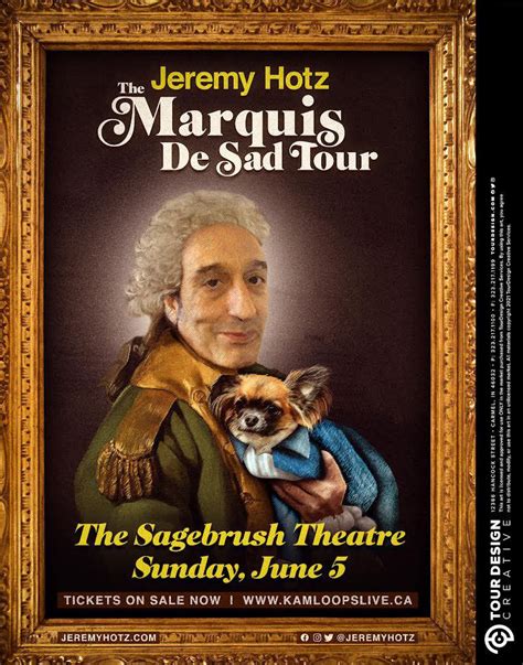 Jeremy Hotz On The Marquis De Sad Tour Mpro4