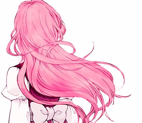 Pink Hair Anime Girl Background Png Png Play