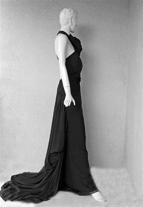 Ungaro 30s Inspired Black Beauty Gown At 1stdibs
