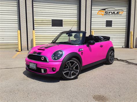 Hot Pink Lilcoopr Vehicle Customization Shop Vinyl Car