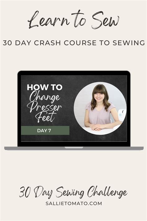 How To Change Presser Feet On Sewing Machine Day 7 Of 30 Day Challen