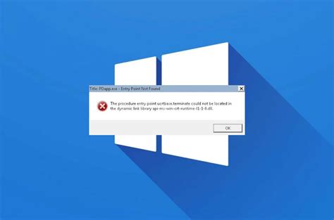Cómo solucionar el error Punto de entrada no encontrado en Windows