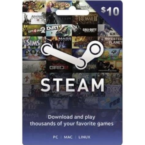 Steam gift cards and wallet codes are an easy way to put money into your own steam wallet or give the perfect gift of games to your friend or family member. Steam Gift Card 10 $ (UDGÅET) - Vi spiller bare hos: Gamestore.dk