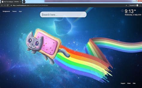 Nyan Cat Wallpapers New Tab Themes Chrome Web Store