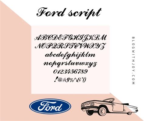 Ford Font Free Download Download Free Fonts Lab