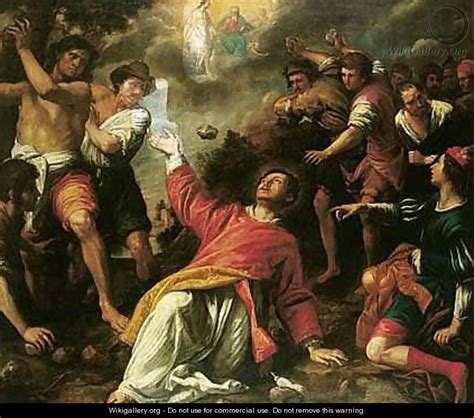 The Stoning Of Saint Stephen Domenico Fiasella The