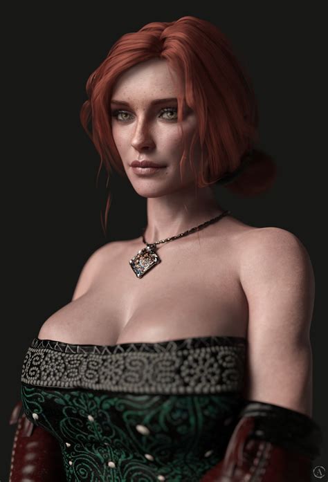 rule 34 2023 3d alf3d large breasts tagme the witcher series the witcher 3 wild hunt triss