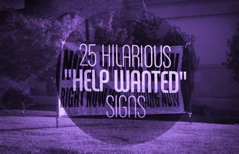 25 Hilarious Help Wanted Signs Complex