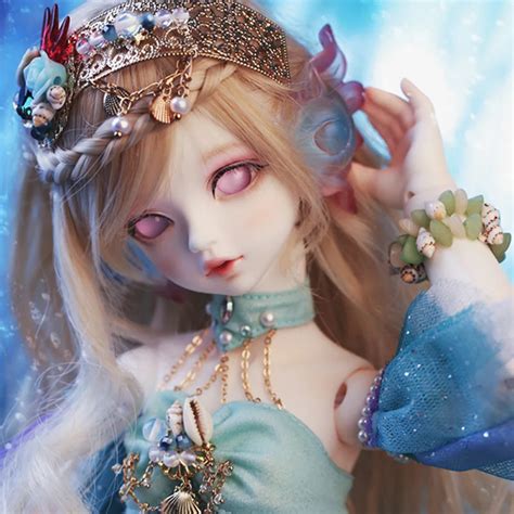 Top Quality 14 Bjd Doll Sd Fashion Lovely Rico Fish Mermaid Joint