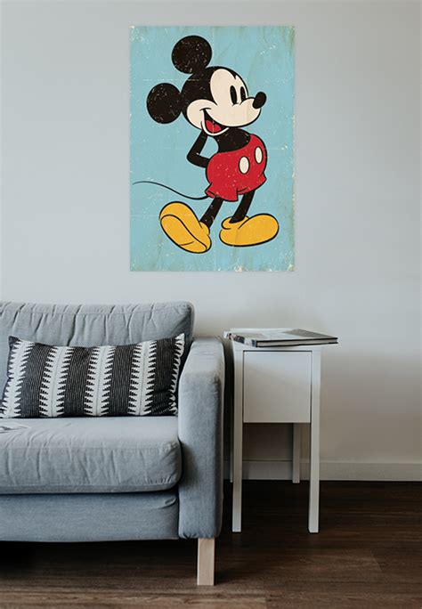 Mickey Mouse Retro Poster Impericon De